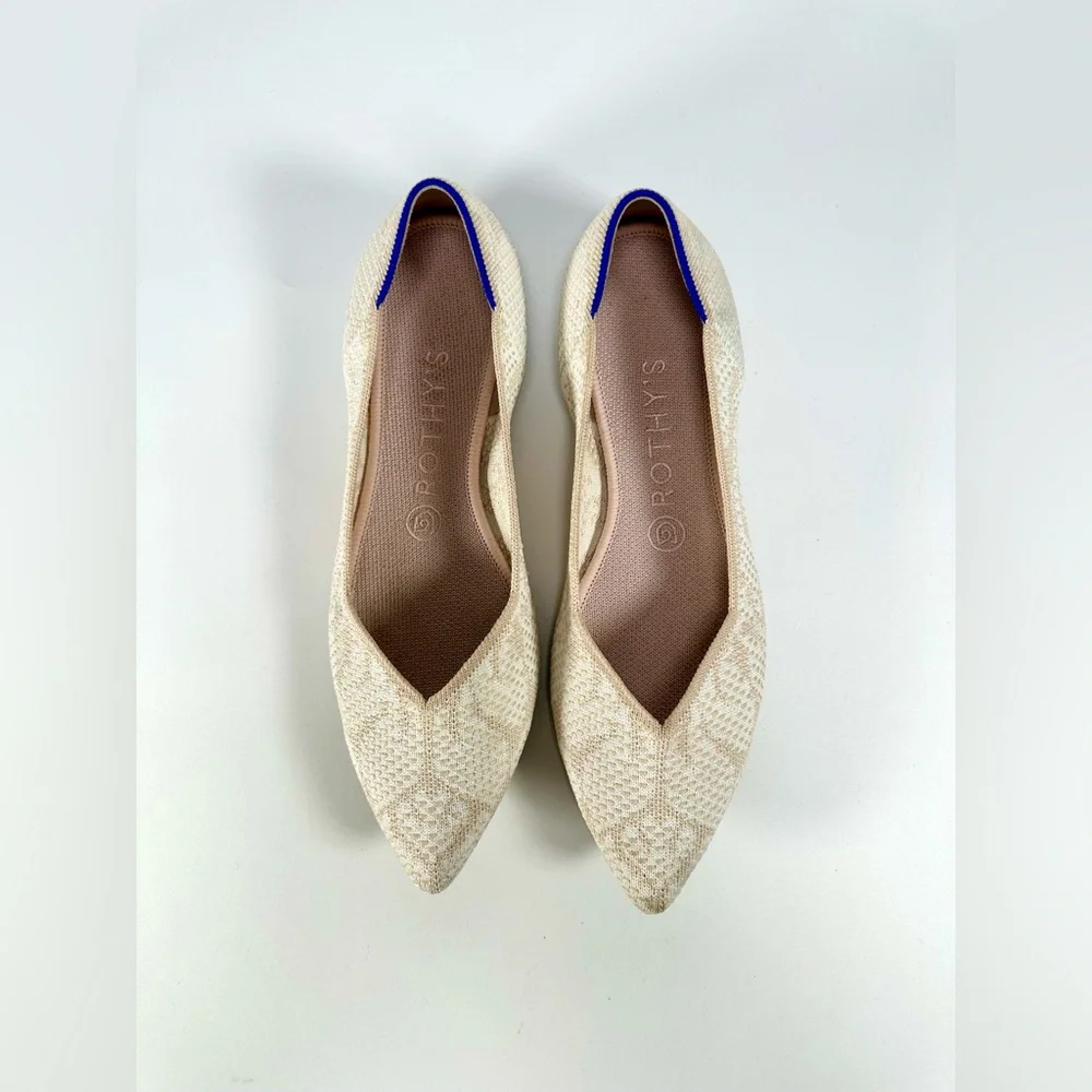 Rothy's Women’s The Point Lace Wedding Flats Slip on